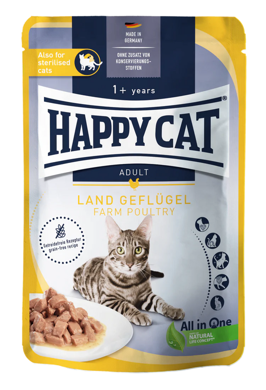 Happy Cat Culinary Farm Poultry Meat in Sauce
