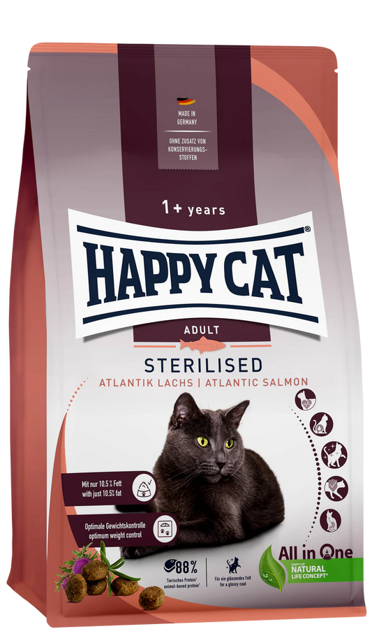 Happy Cat Sterilized Atlantic Salmon - Cat Dry Food
