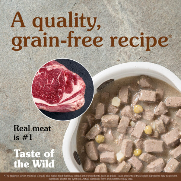 Taste of the Wild High Prairie Canine Recipe with Bison in Gravy 374gr