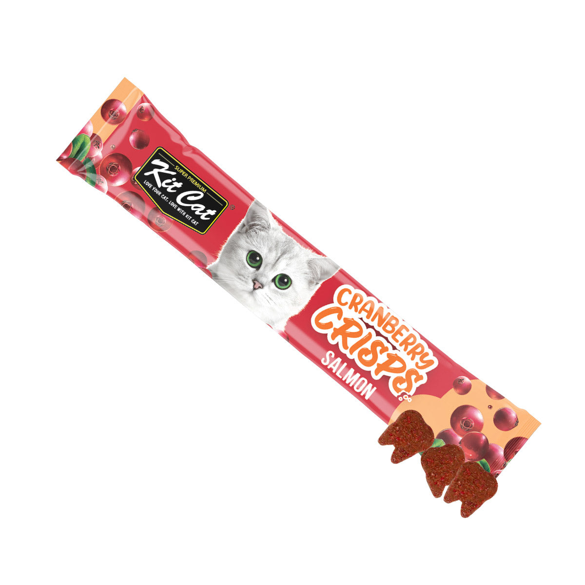 Kit Cat Cranberry Crisps Salmon 20g