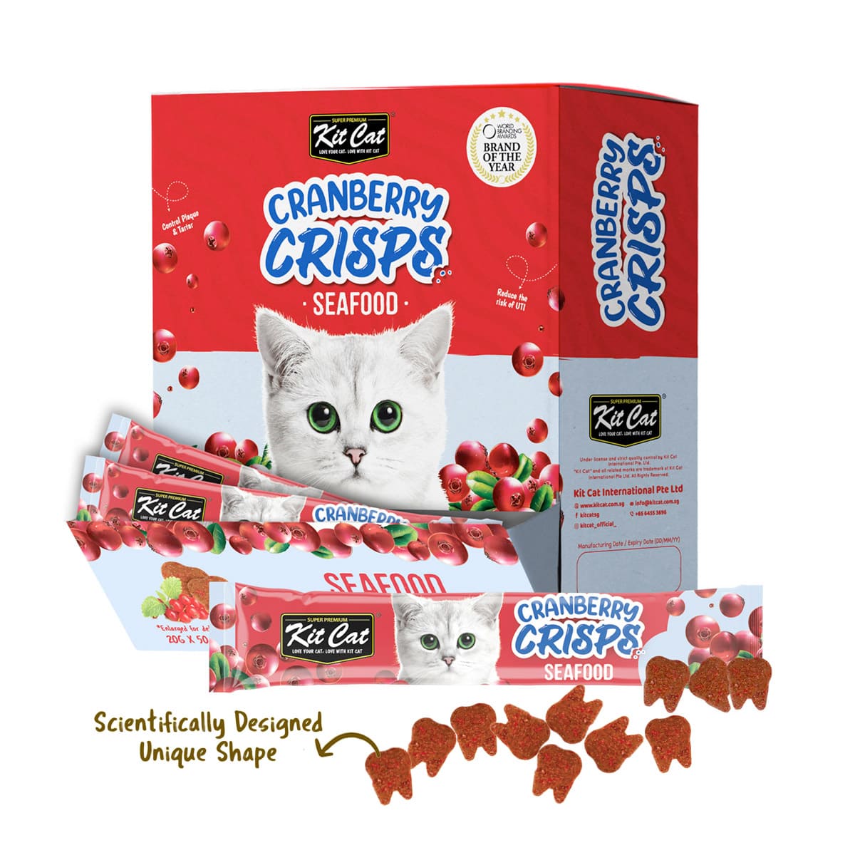 Kit Cat Cranberry Crisps Seafood 20g