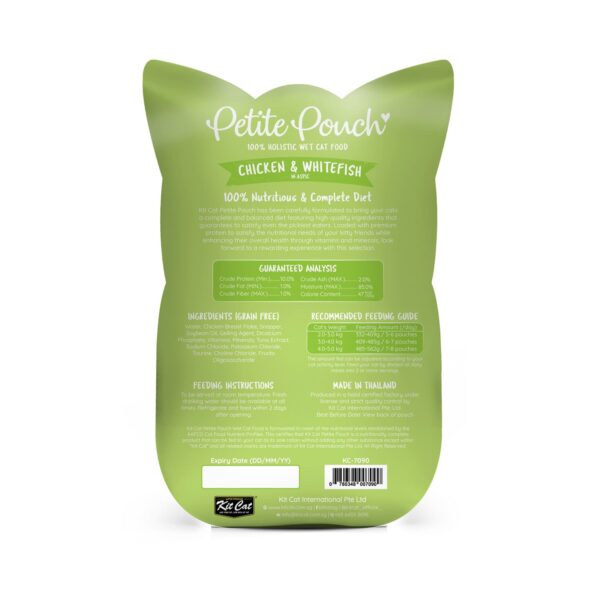 Kit Cat Petite Pouch 70g – Chicken & Whitefish