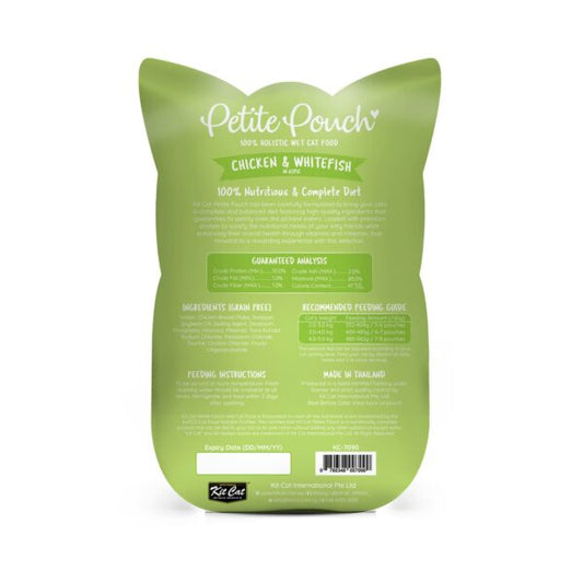 Kit Cat Petite Pouch 70g – Chicken & Whitefish