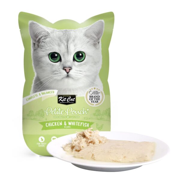 Kit Cat Petite Pouch 70g – Chicken & Whitefish