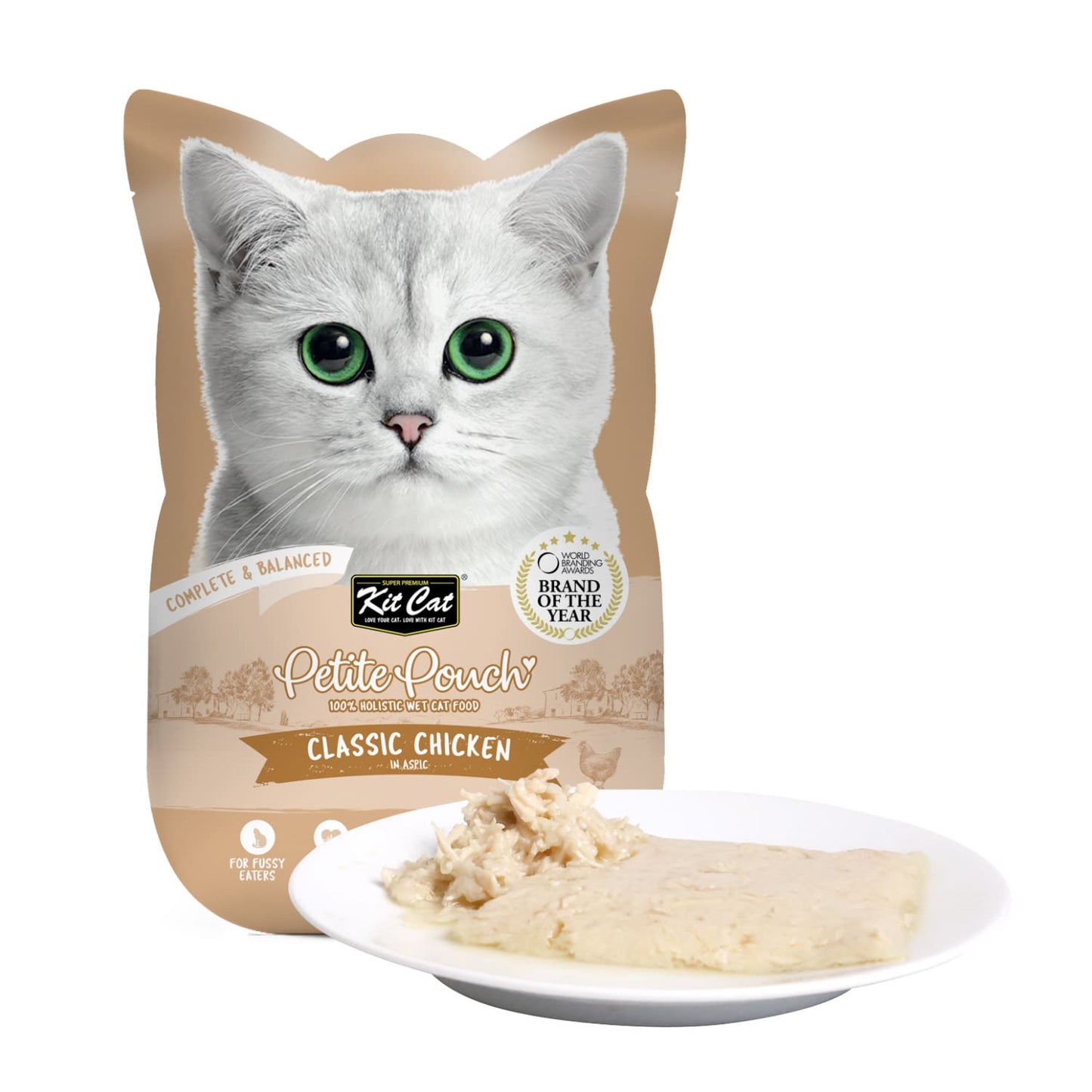 Kit Cat Petite Pouch 70g – Classic Chicken