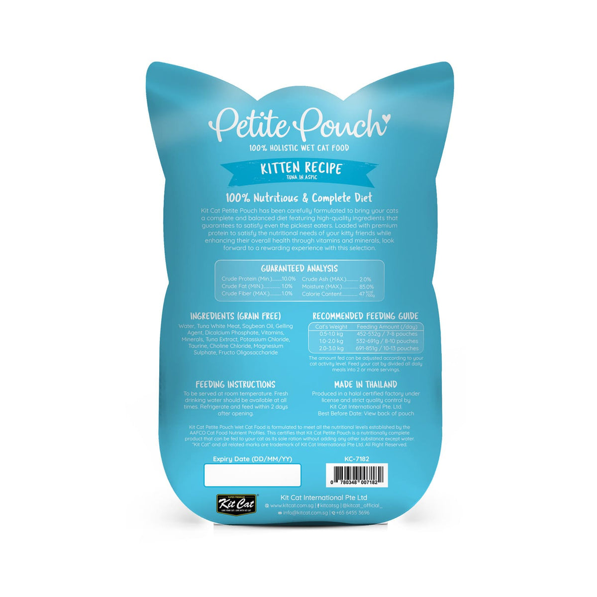 Kit Cat Petite Pouch 70g - Kitten Tuna