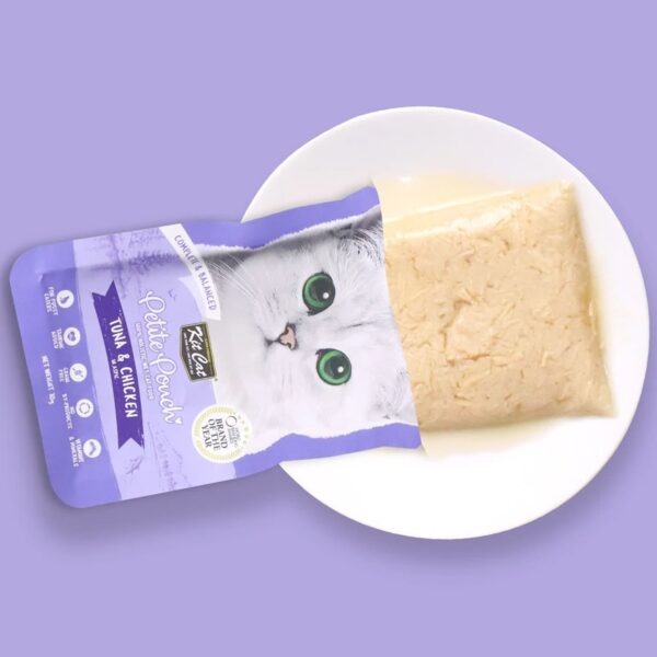 Kit Cat Petite Pouch 70g – Tuna & Chicken