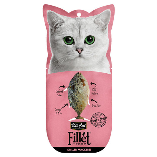 Kit Cat Fillet Fresh Grilled Mackerel Cat Treats 30G