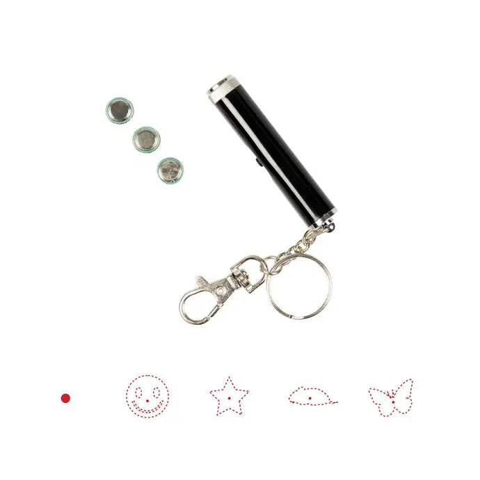 Duvo+ Laser pointer catch the light 5 in 1 - 13 x 2.5 x 1.5cm[Dimension - 13 x 2.5 x 1.5cm]