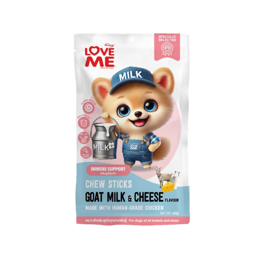 Love Me Premium Dog Treat (Goat Milk & Cheese) 60gm
