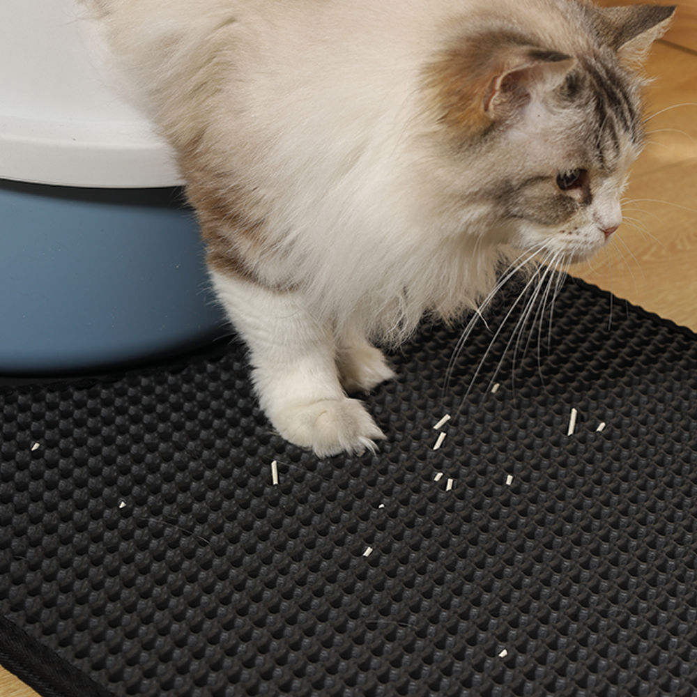 M-PETS Duplex Black Cat Litter Mat 45x65cm