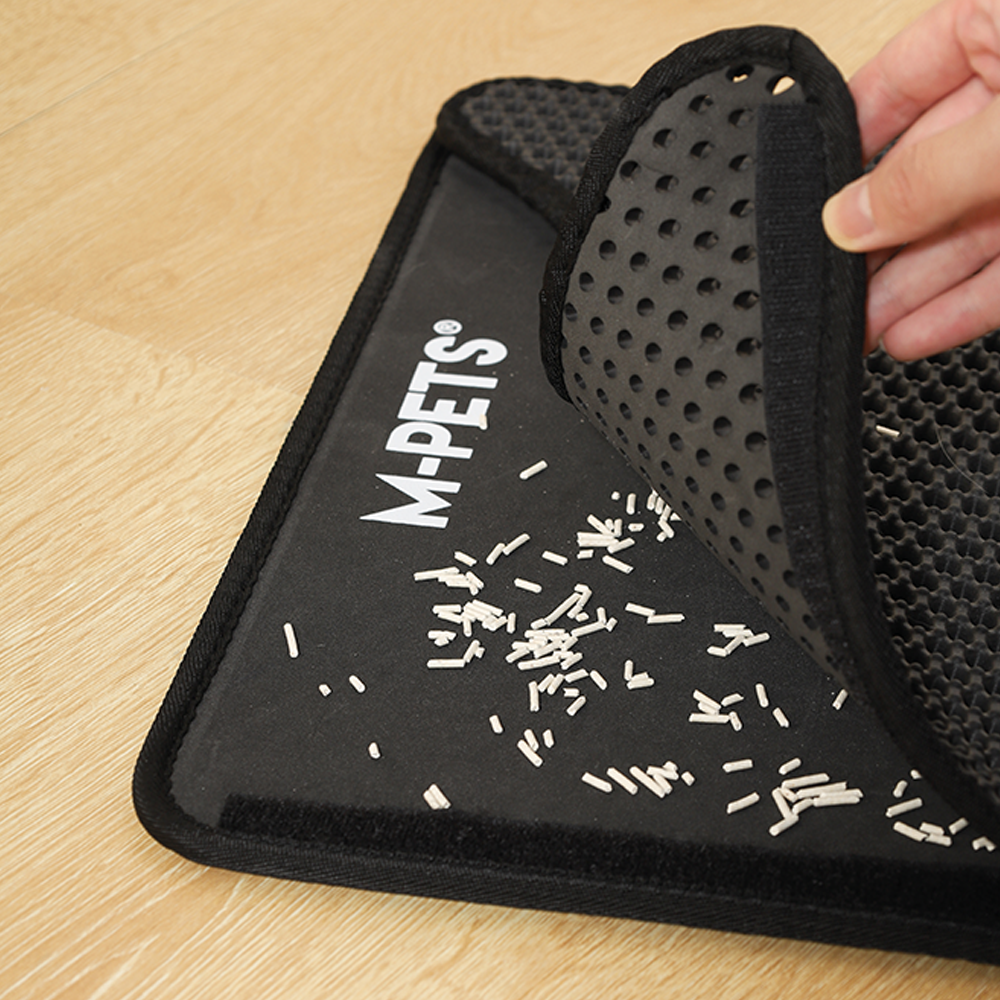 M-PETS Duplex Black Cat Litter Mat 45x65cm