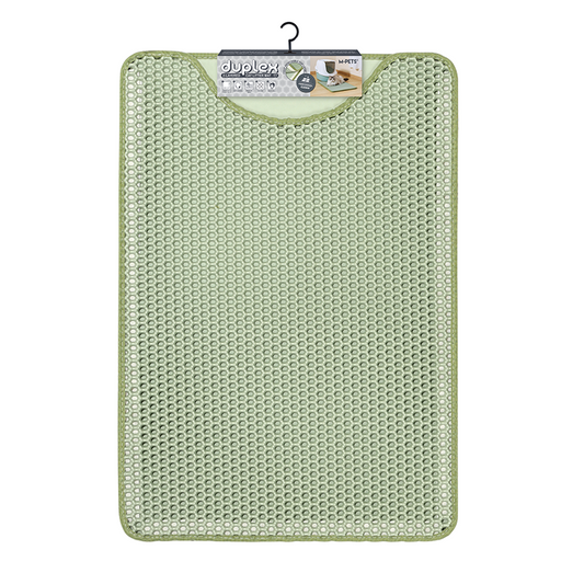 M-PETS Duplex Green Cat Litter Mat 45x65cm