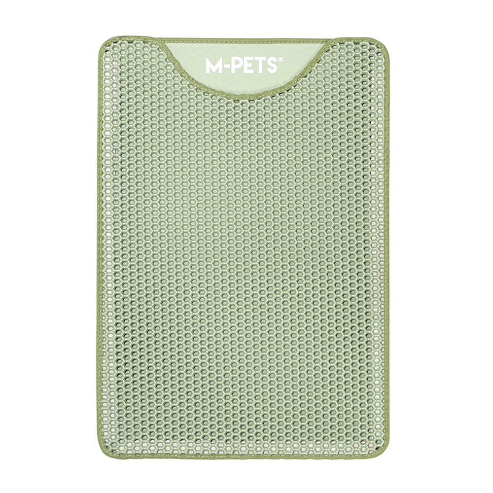 M-PETS Duplex Green Cat Litter Mat 45x65cm