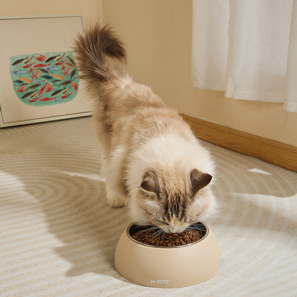 M-PETS Eco Bamboo Bowl Sand