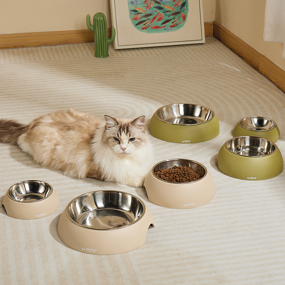 M-PETS Eco Bamboo Bowl Sand