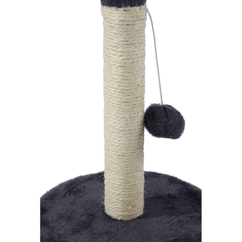 M-PETS My First Cat Tree Pompom Dark Grey