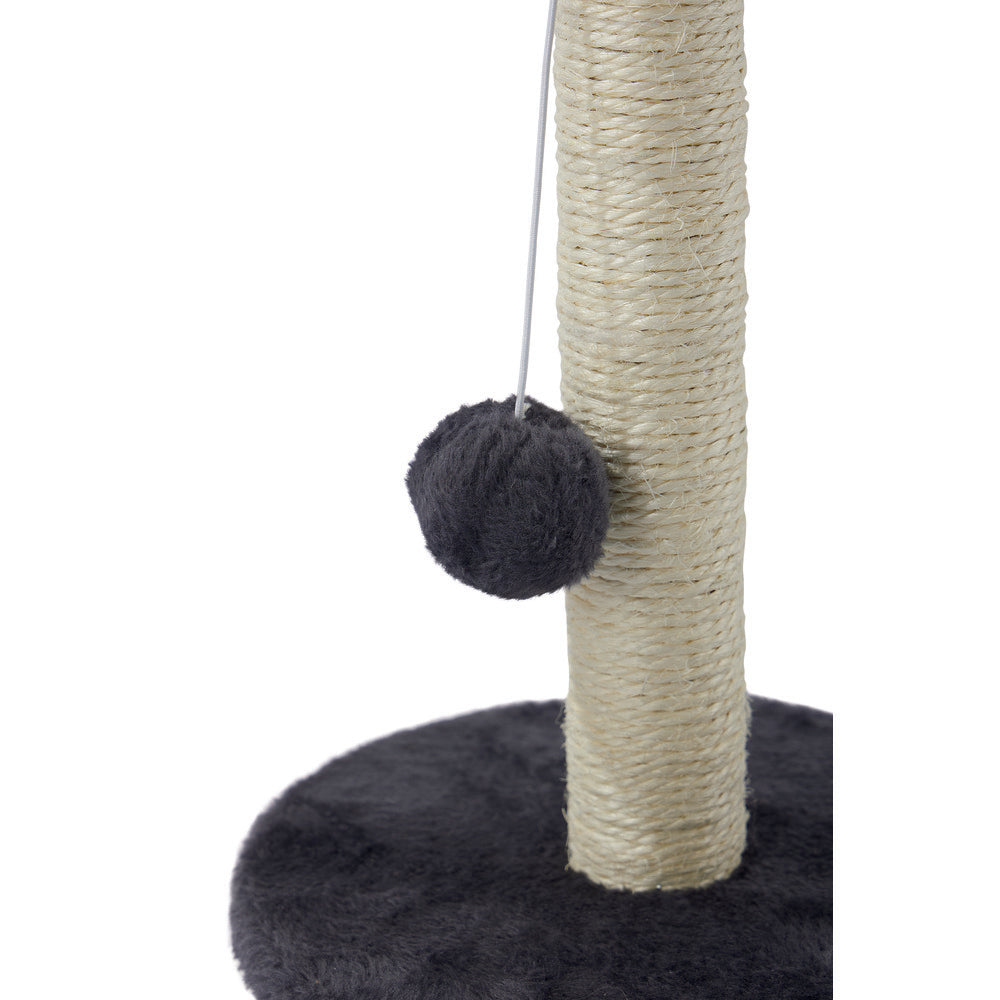 M-PETS My First Cat Tree Pompom Dark Grey
