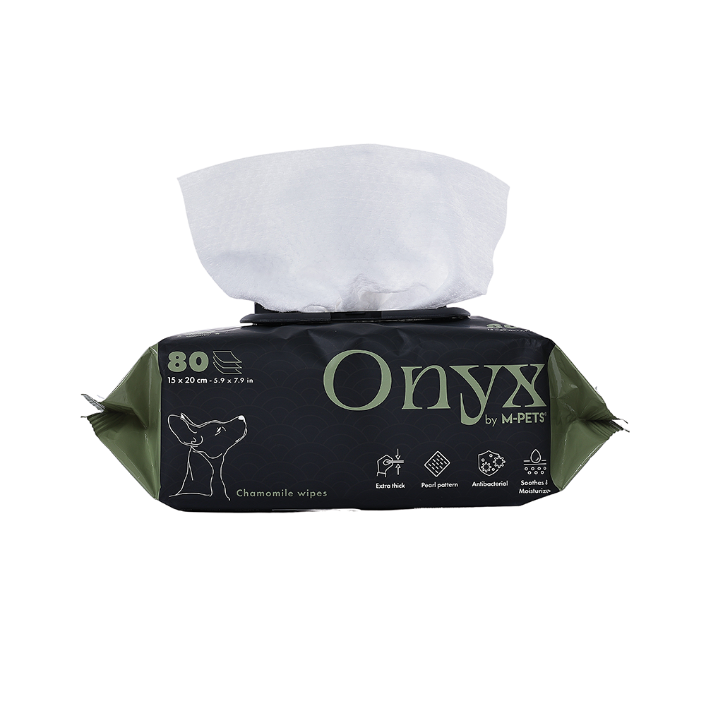 M-PETS Onyx Pet Wipes Chamomile Scented 80pcs