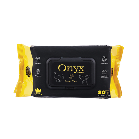 M-PETS Onyx Pet Wipes Lemon Scented 80pcs