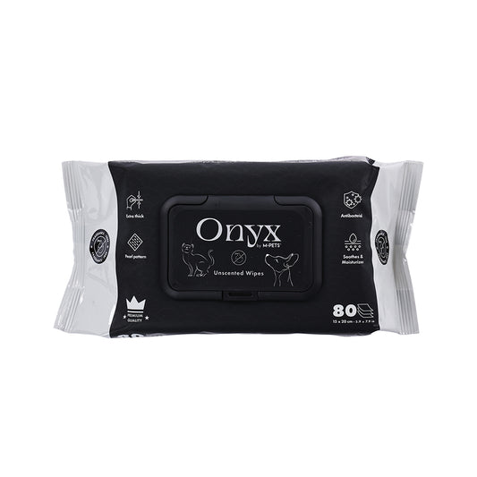 M-PETS Onyx Pet Wipes Unscented 80pcs