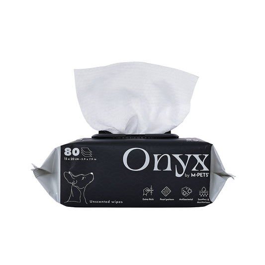 M-PETS Onyx Pet Wipes Unscented 80pcs