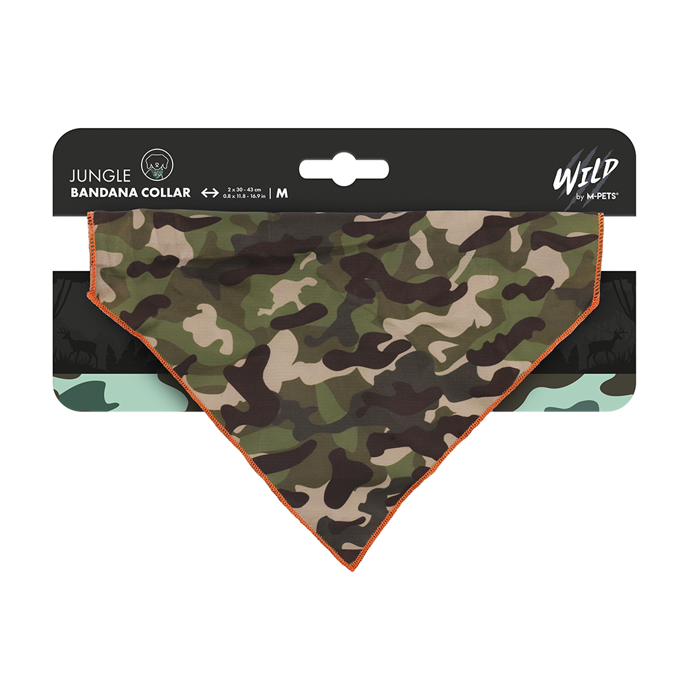 M-PETS Wild Jungle Bandana Collar