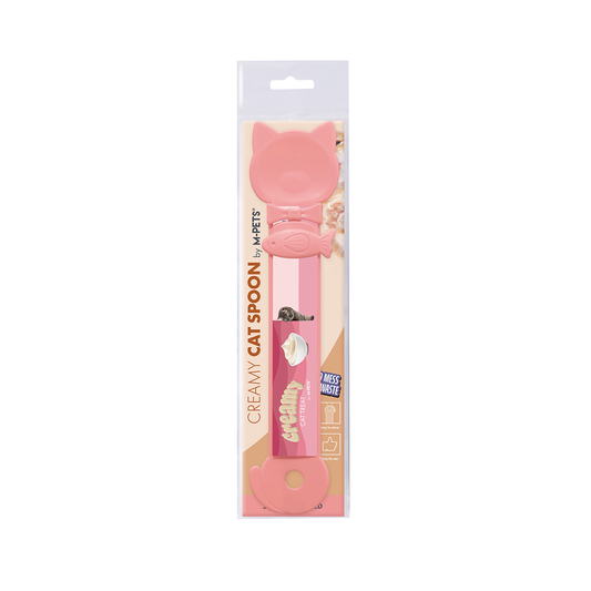 M-PETS Creamy Cat Spoon Strawberry Red