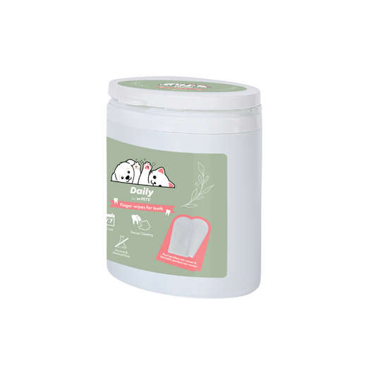 M-PETS Daily Double-sided Finger Wipes for Teeth 50 pcs