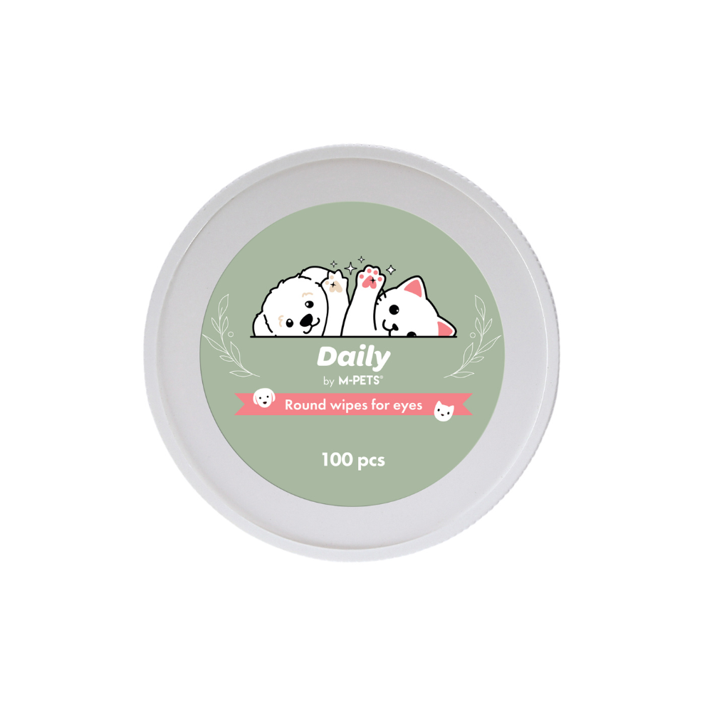 M-PETS Daily Round Wipes for Eyes 100 pcs