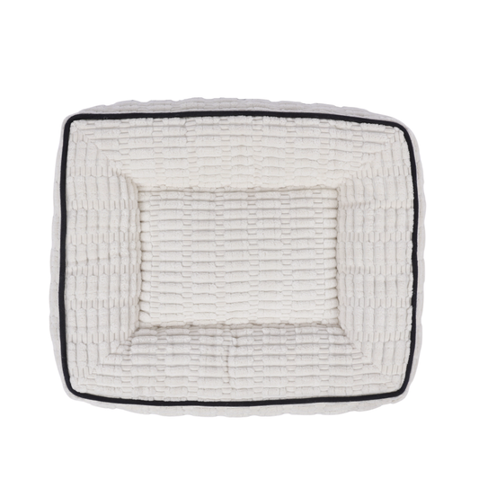 M-PETS Warm Hug Pet Bed Creamy Dreams (M: 60x50x14 cm, L: 80x65x20 cm)