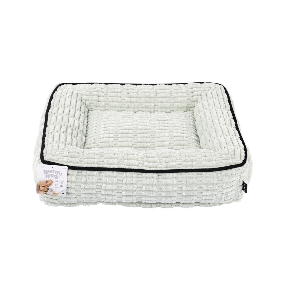 M-PETS Warm Hug Pet Bed Mint Dreams (M: 60x50x14 cm, L: 80x65x20 cm)