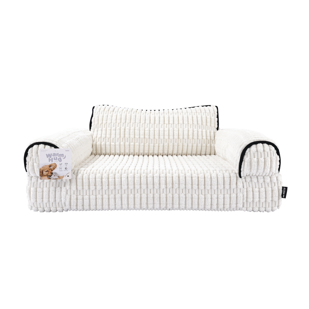 M-PETS Warm Hug Pet Sofa Creamy Dreams