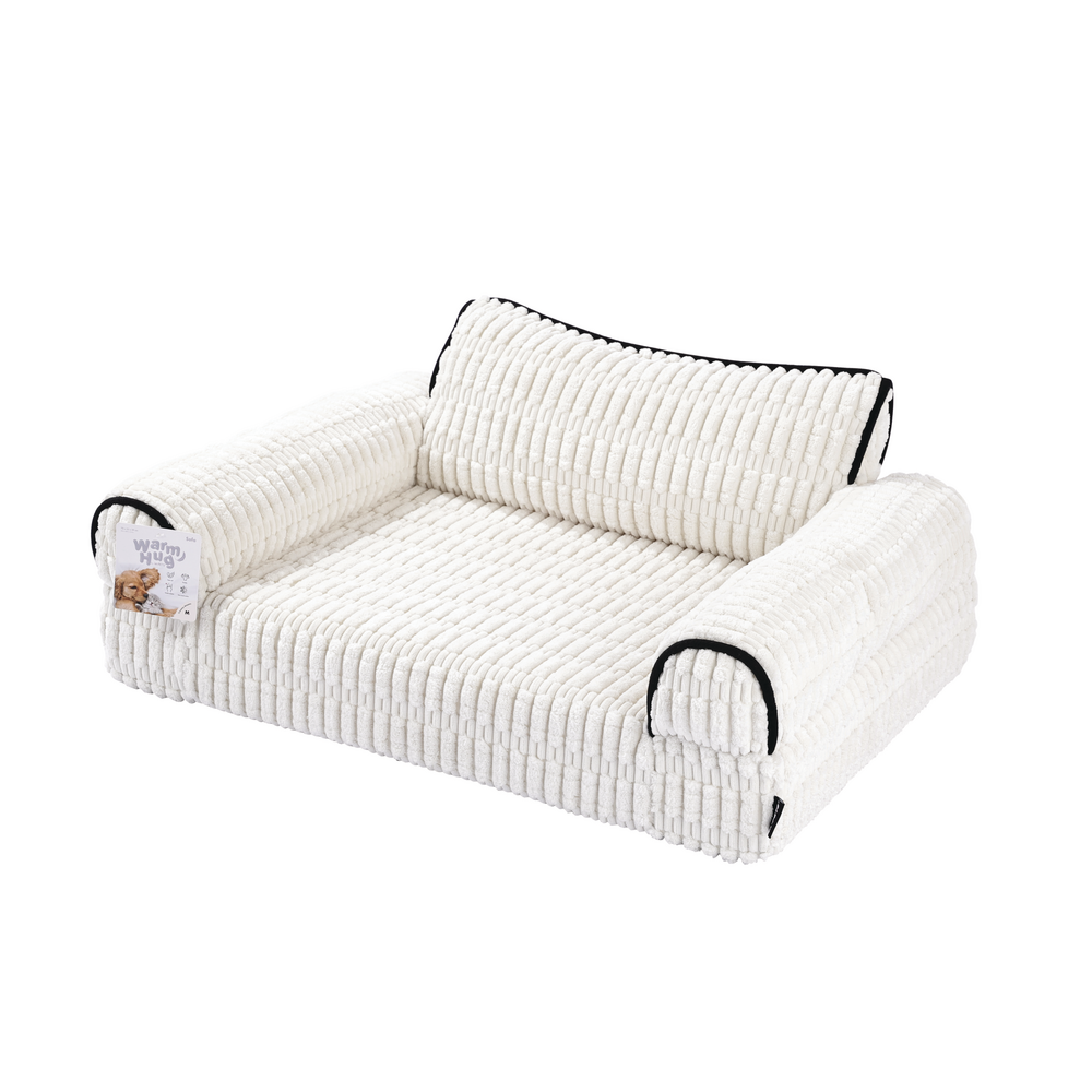 M-PETS Warm Hug Pet Sofa Creamy Dreams