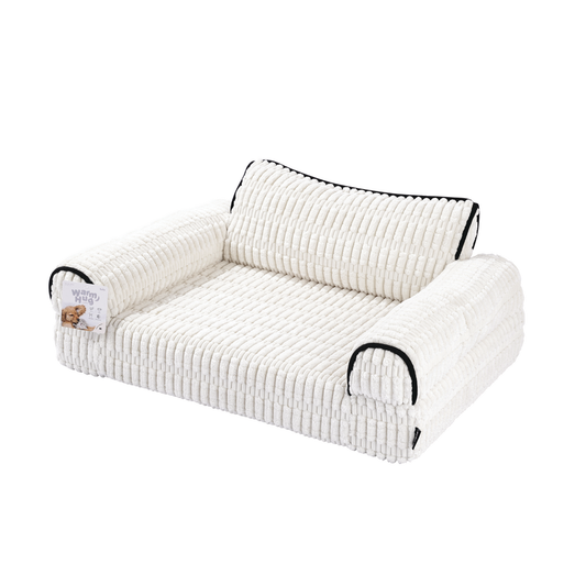 M-PETS Warm Hug Pet Sofa Creamy Dreams