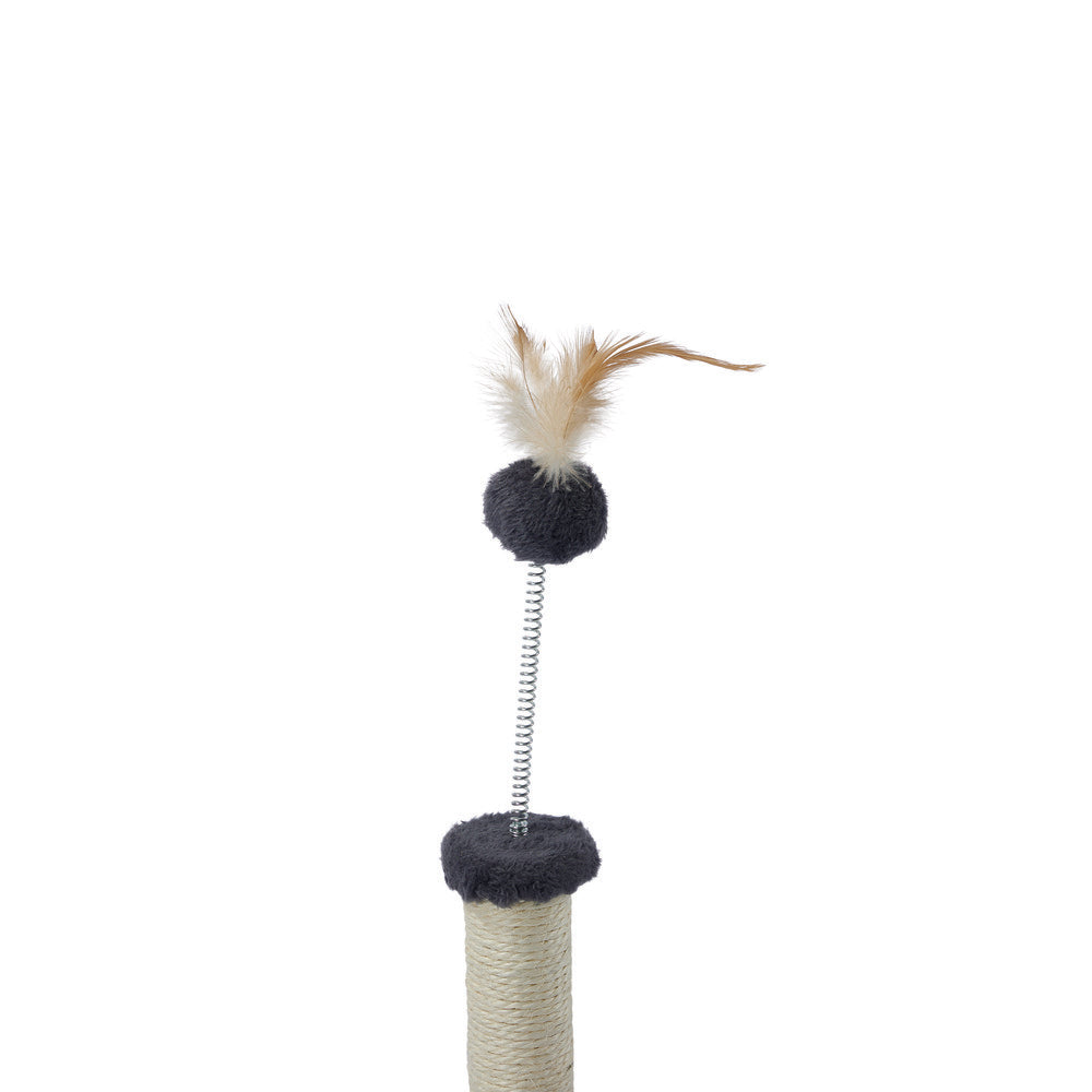 M-PETS My First Cat Tree Feather Dark Gery