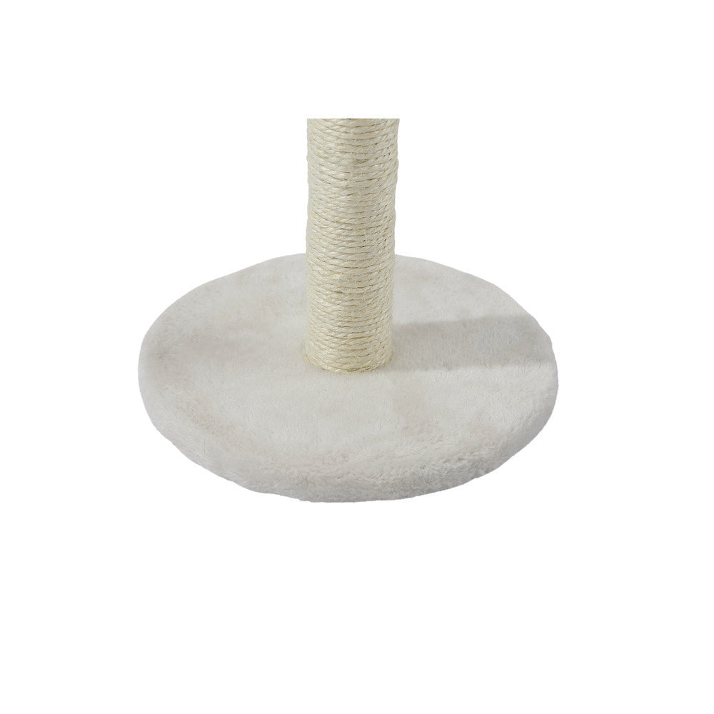 M-PETS My First Cat Tree Feather White