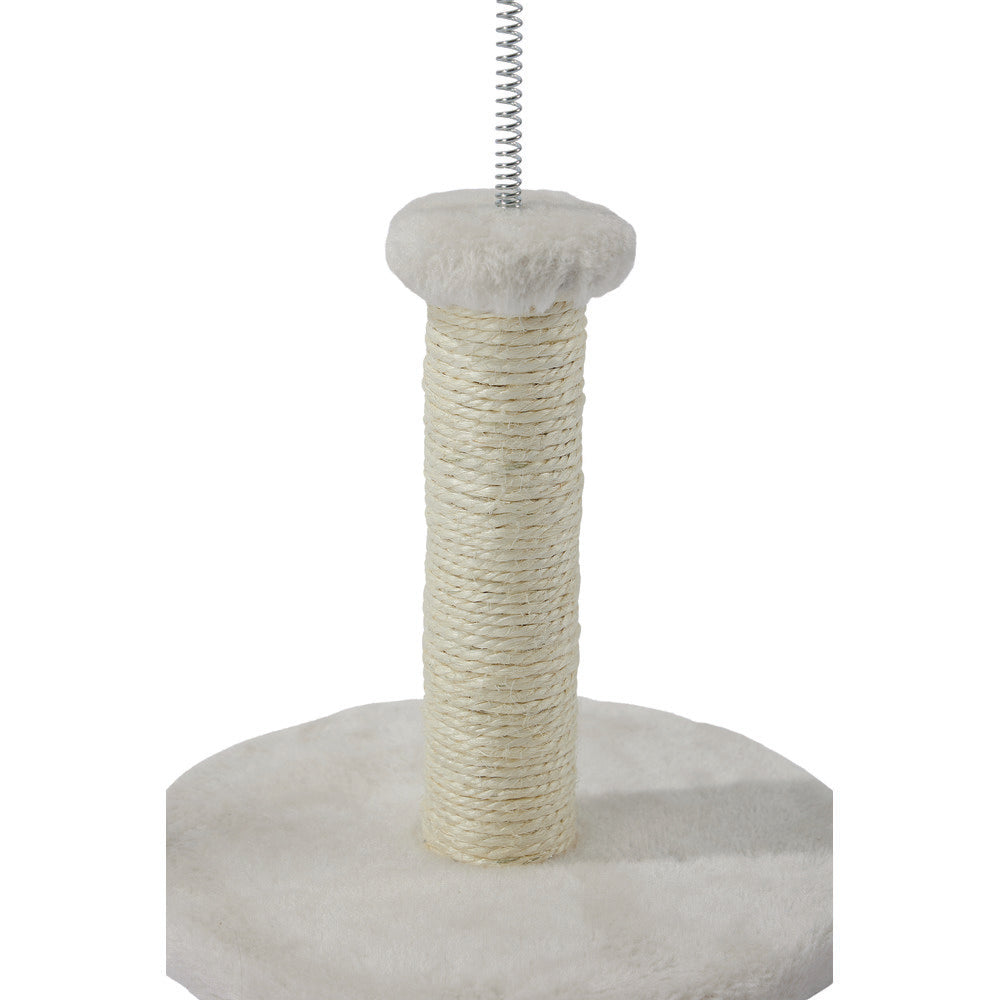 M-PETS My First Cat Tree Feather White