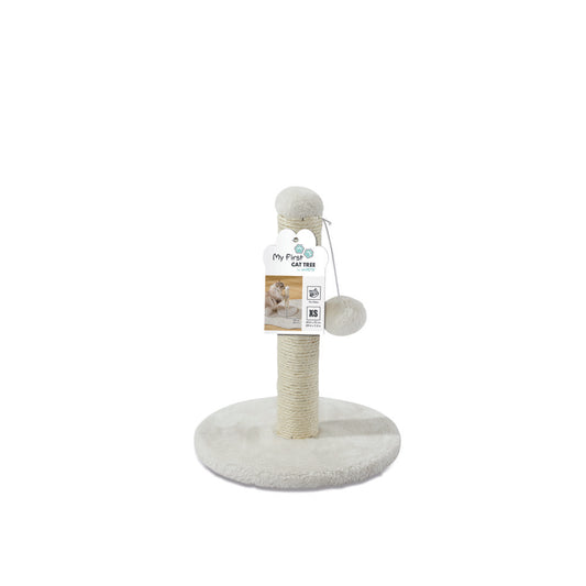 M-PETS My First Cat Tree Pompom White