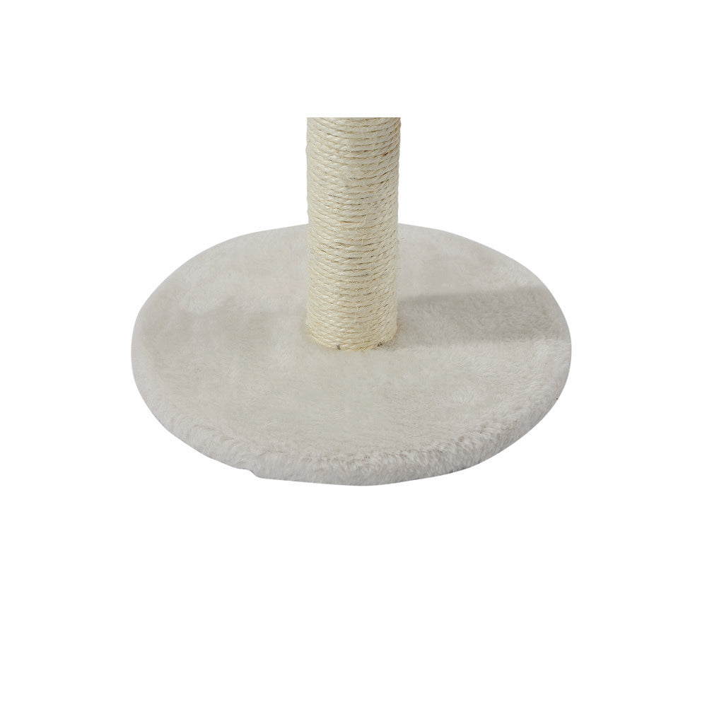 M-PETS My First Cat Tree Pompom White