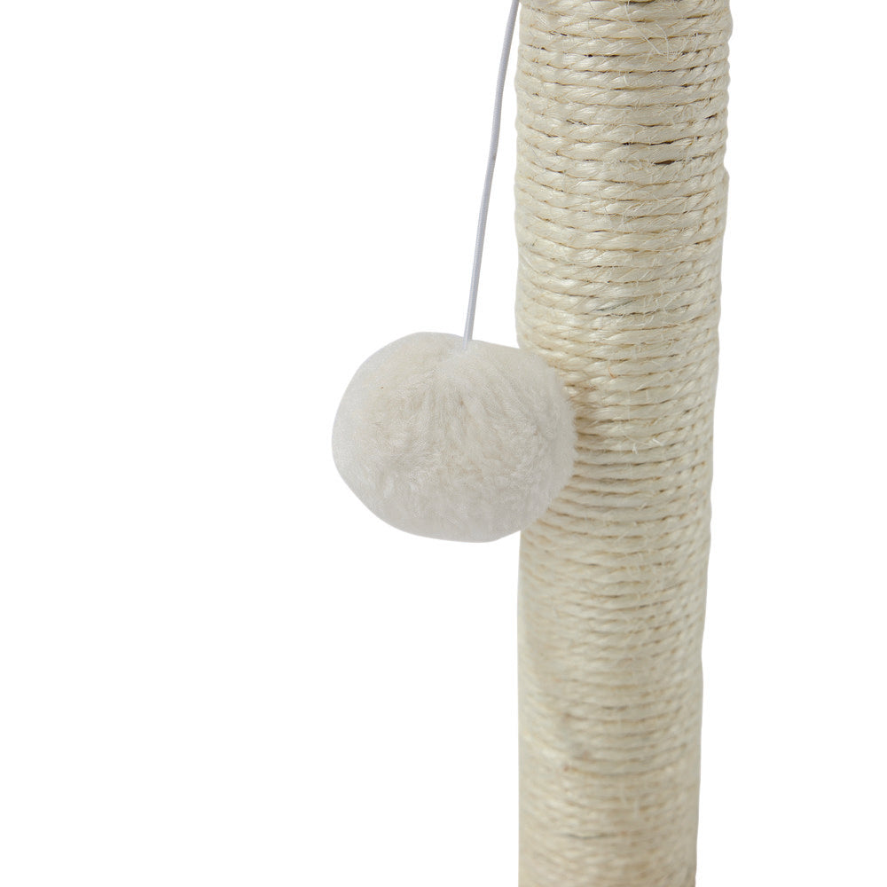 M-PETS My First Cat Tree Pompom White