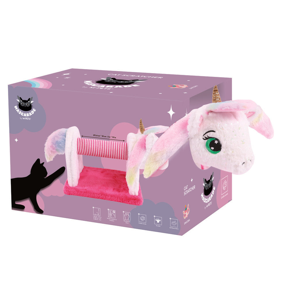 M-PETS Mascarade Cat Scratcher Unicorn