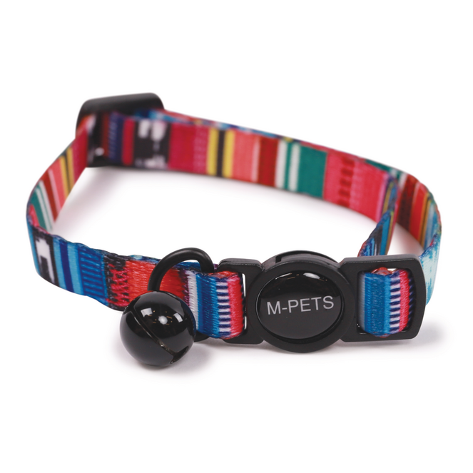 M-PETS Jazz Stripes Cat Eco Collar