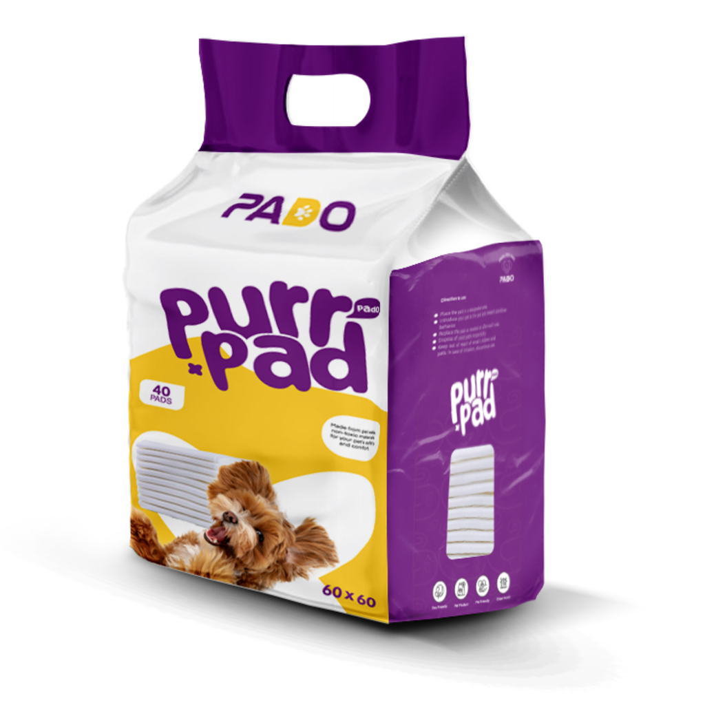 Pado Pet Pad - Advanced Layer Protection - 60 x 60cm - 40pcs