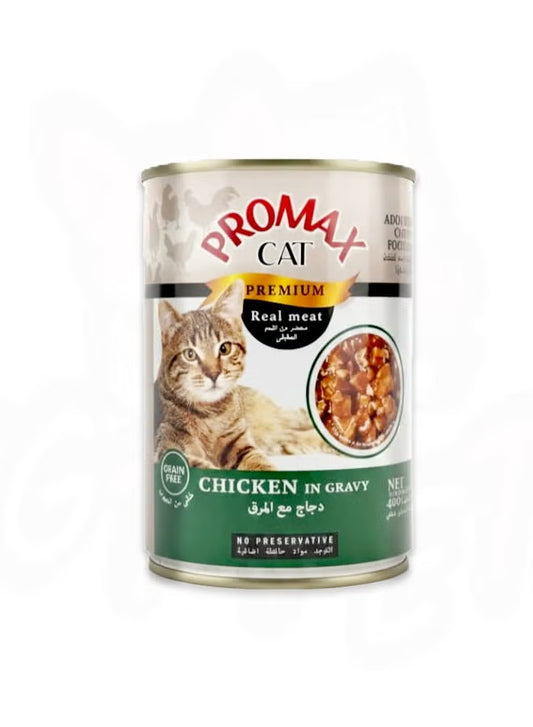 Promax Cat Premium Real Meat Chicken In Gravy 400G