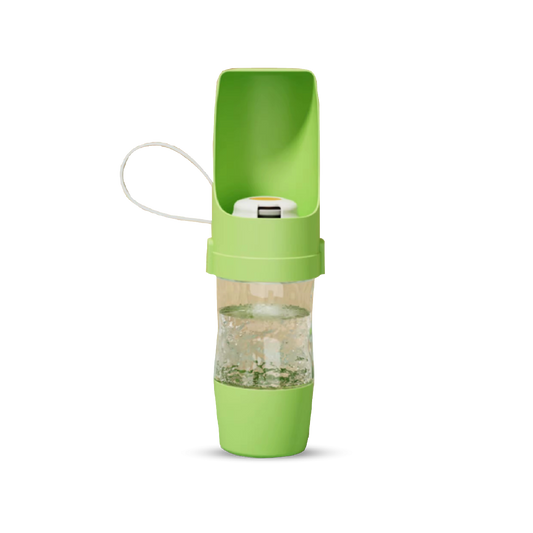 Pet Outdoor 2-in-1 Water & Snack Bottle (480+210 ML)