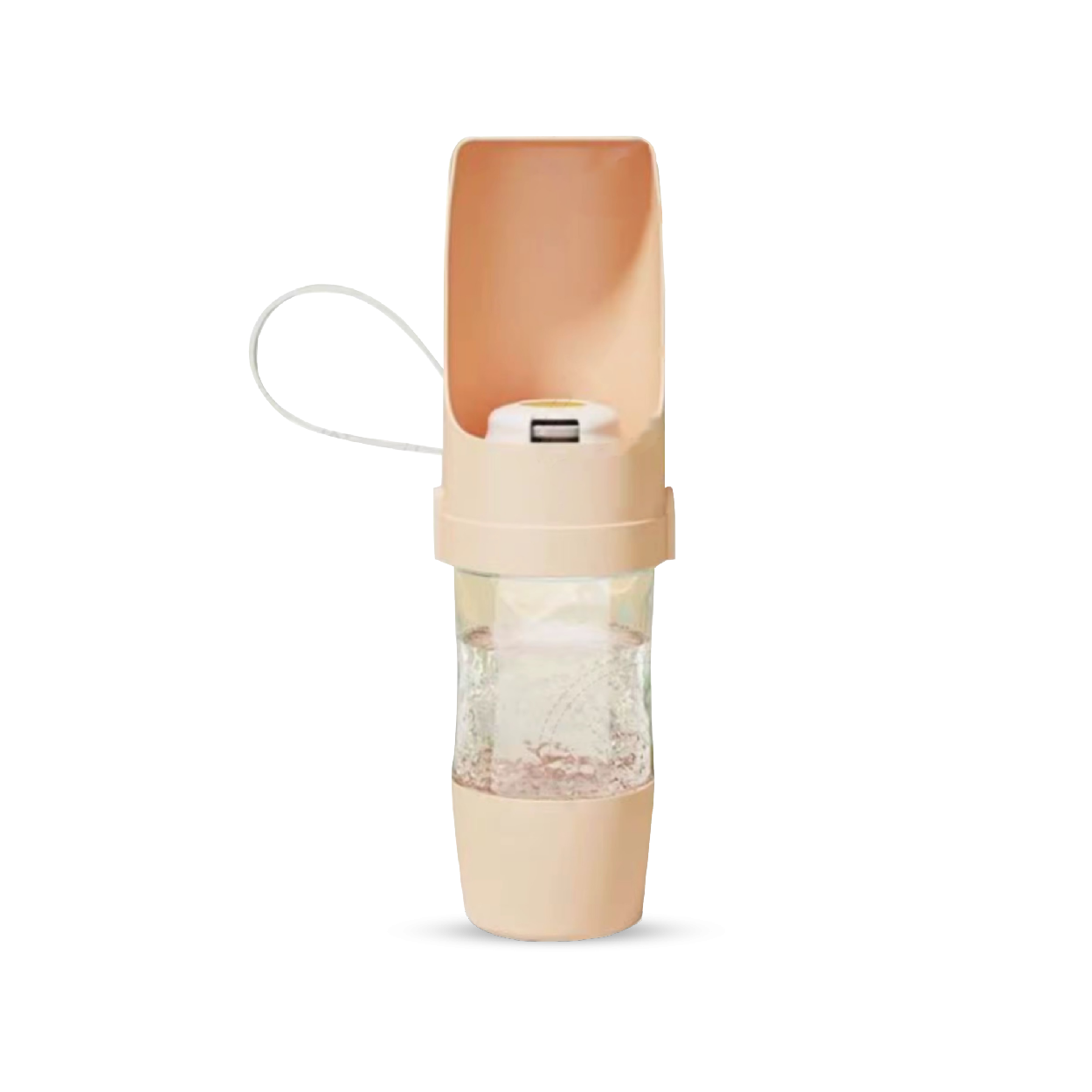 Pet Outdoor 2-in-1 Water & Snack Bottle (480+210 ML)