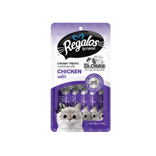 Regalos Chicken Creamy Cat Treats - 5 x 15 g