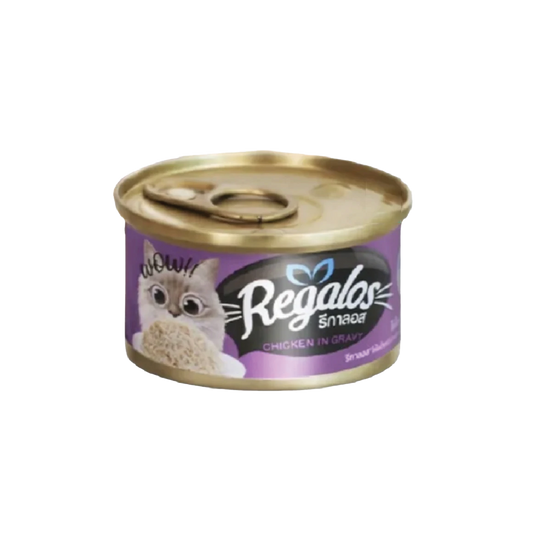Regalos Chicken in Gravy Sauce Canned Cat Wet Food - 80 g