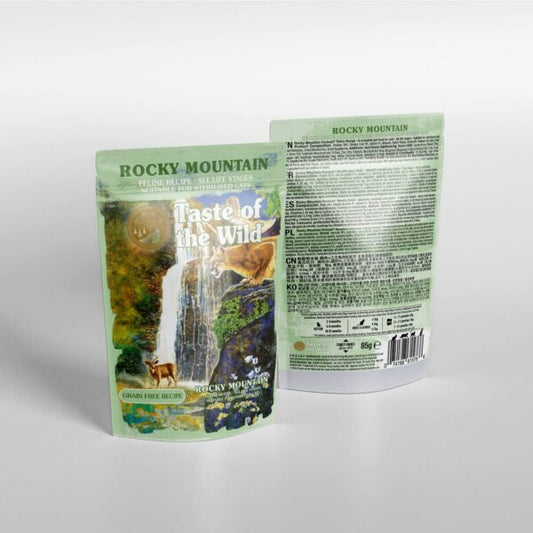 Taste of the Wild Rocky Mountain Cat Pouch Chunks in Gravy – 85g